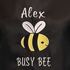 Personalised Embroidered Bee Design Apron 6 Personalised Embroidered Bee Design Apron 6