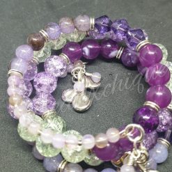 Shades of Purple - Memory Wire Bracelet 2 Shades of Purple - Memory Wire Bracelet 2