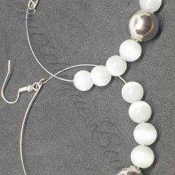 Catseye Large Loop Earrings