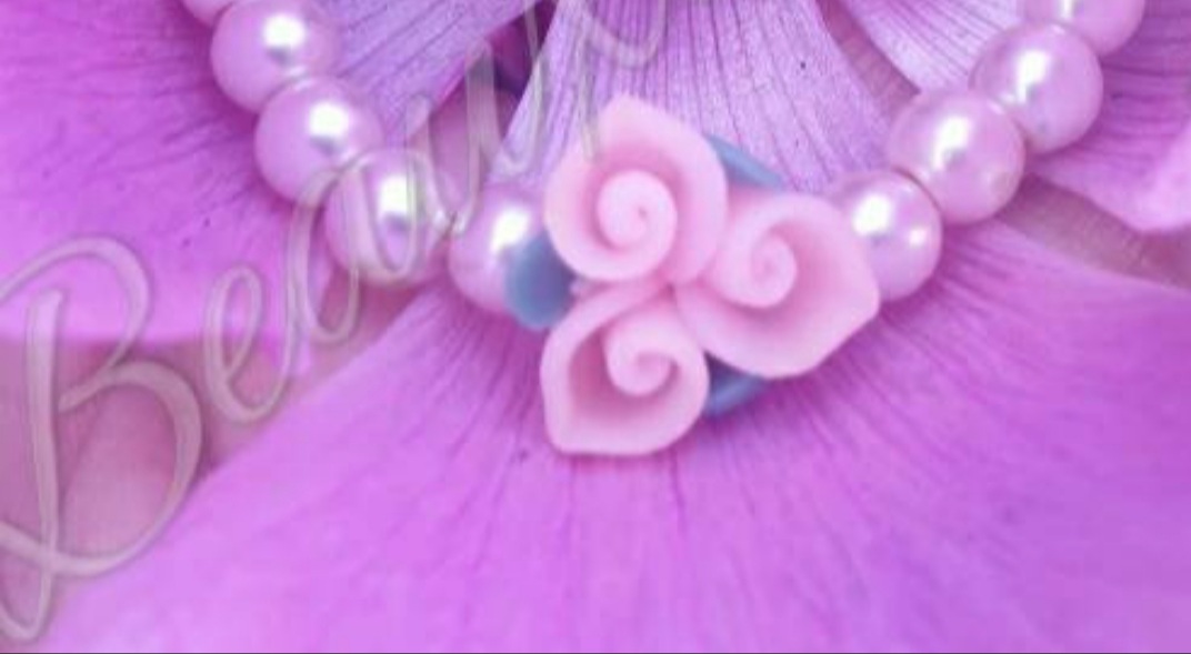 Pink Flower Bracelet Pink Flower Bracelet