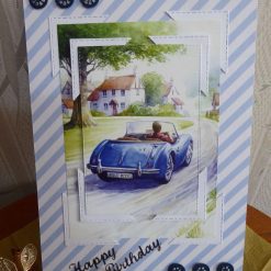 z:sold Vintage Car Birthday Card