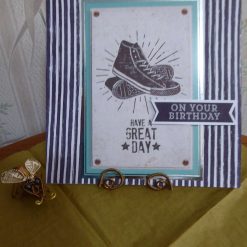 Baseball Boots Birthday Card
