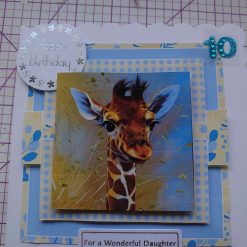Snow Leopard twister decoupage handmade card 24 Snow Leopard twister decoupage handmade card 59