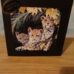 Snow Leopard twister decoupage handmade card 5 Snow Leopard twister decoupage handmade card 40
