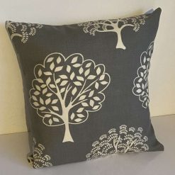 Grey/Green Tree Cushion