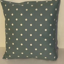Teal Spotty Cushion