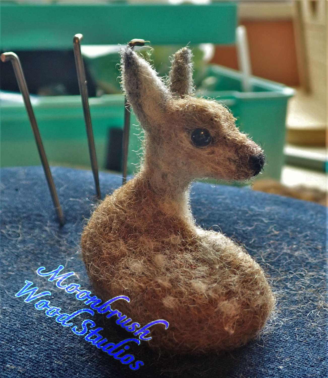 Needle Felt Hare, Diorama, Miniature Scene, Watercolour painting, Landscape, Needle Felted Animal, Wool Sculpture, Fibre Art, Sculpture, Gift, Woodland Creature, Wildlife Needle Felt Hare, Diorama, Miniature Scene, Watercolour painting, Landscape, Needle Felted Animal, Wool Sculpture, Fibre Art, Sculpture, Gift, Woodland Creature, Wildlife