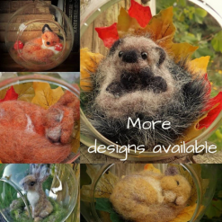 Needle Felt Robin Brooch , Animal Brooch, Handmade Brooch, Needle Felted Animal, Wool Sculpture, Fibre Art, Sculpture, Gift, Woodland Creature, Wildlife. Bird 5