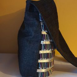 Upcycled Denim Fringe Large Tote Bag 5 Upcycled Denim Fringe Large Tote Bag 5