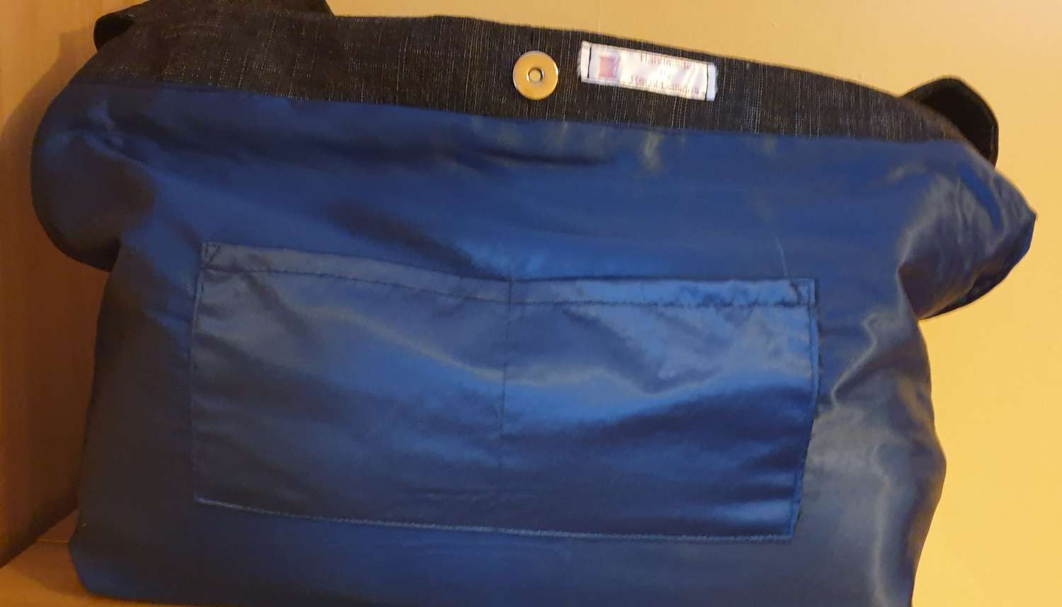 Upcycled Denim mirrored Med Tote Bag Upcycled Denim mirrored Med Tote Bag