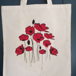Poppies Tote Bag large