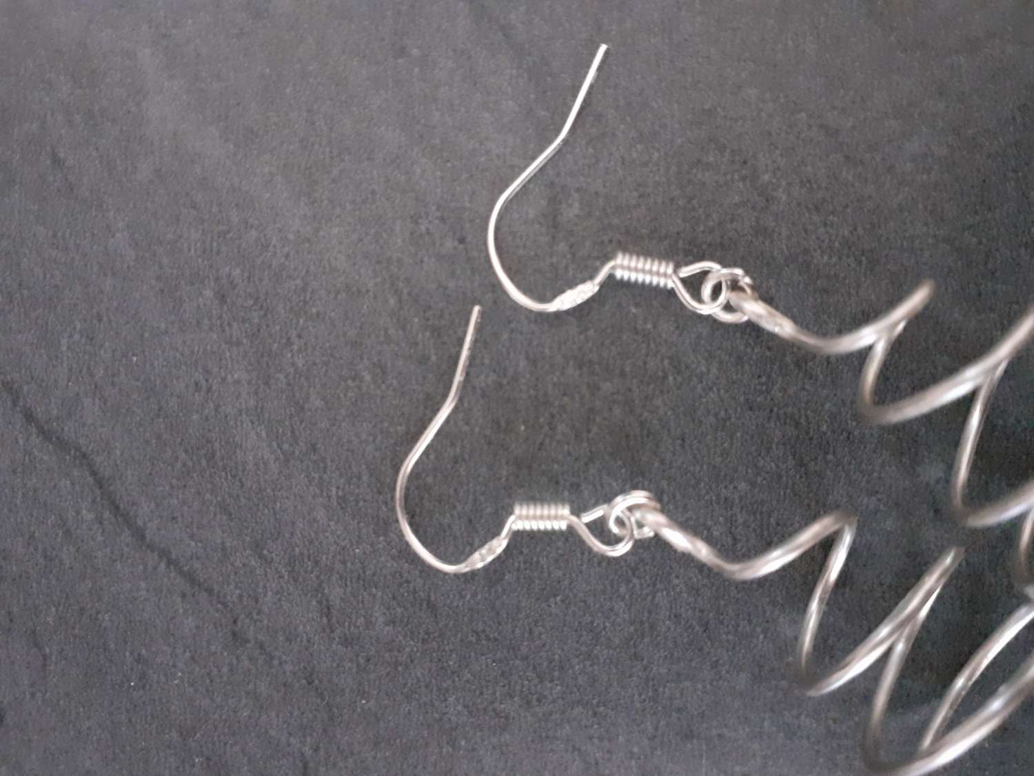 20200809_174827 - Copy Silver Spiral Dangle Earrings 3