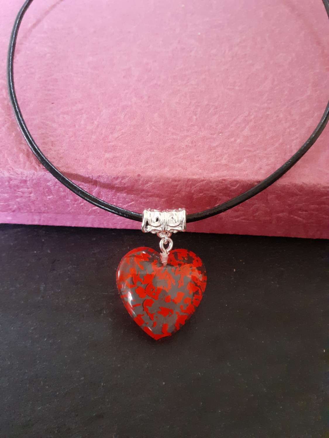 Red Heart Necklace Red Heart Necklace