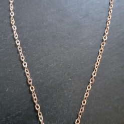 Rose Gold Decreasing Circle Necklace 2 Rose Gold Decreasing Circle Necklace 2