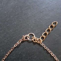 Rose Gold Decreasing Circle Necklace 3 Rose Gold Decreasing Circle Necklace 3
