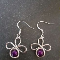 Purple Flower Earrings 2 Purple Flower Earrings 2