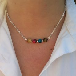 Colourful Tigers Eye Necklace