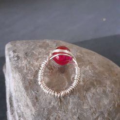 Red Glass Ring 3