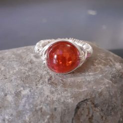 Red Glass Ring