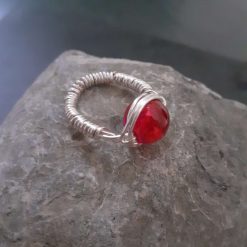 Red Glass Ring 2