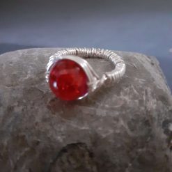 Red Glass Ring 1
