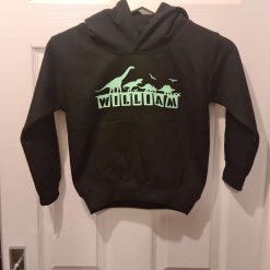 Personalised kids Dinosaur Hoodie