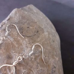 Silver heart Hoop Earrings 3 Silver heart Hoop Earrings 3