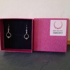 Silver heart Hoop Earrings 4 Silver heart Hoop Earrings 4