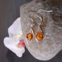 Orange Dangle Earrings 5 Orange Dangle Earrings 5