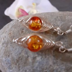Orange Dangle Earrings 2 Orange Dangle Earrings 2