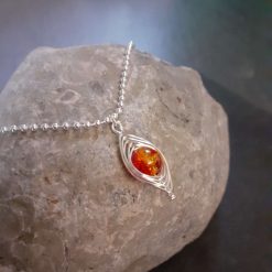 Orange Pendant Necklace 1 Orange Pendant Necklace 1