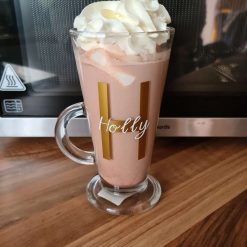 Personalised Hot Chocolate/ Coffee/ Latte Glasses 1 Personalised Hot Chocolate/ Coffee/ Latte Glasses 1