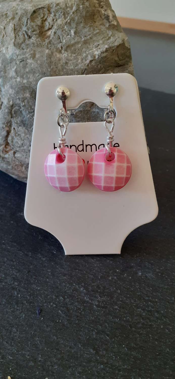 20210226_111720 Clip on geometric dangle earrings 2