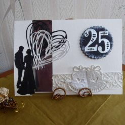 Silver Wedding Anniversary Card
