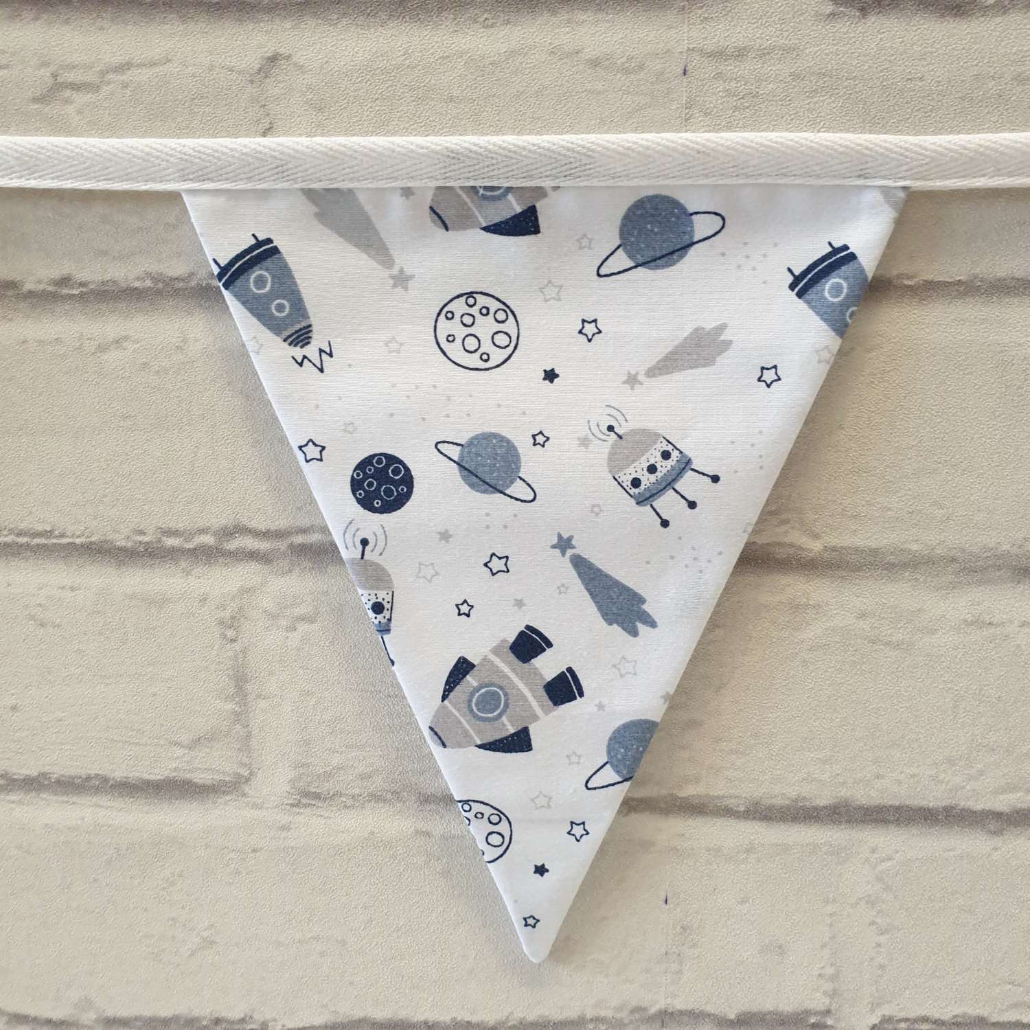 Galaxy Bunting, Space Bunting, Rocket Bunting, Nursery Bunting, Kids Bunting, Garland, Fabric Bunting, 100% Cotton Bunting, 10 double sided flags 2.5m Galaxy Bunting, Space Bunting, Rocket Bunting, Nursery Bunting, Kids Bunting, Garland, Fabric Bunting, 100% Cotton Bunting, 10 double sided flags 2.5m