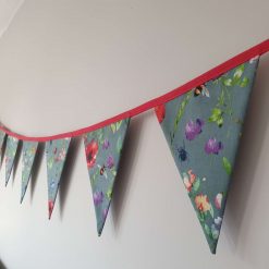 Dark Grey Floral Bunting 100% cotton, Wild Flower & Insects Bunting, Floral Garland, Garden Bunting, Bee Bunting, Fabric Bunting, 10 double sided flags 2.5m 5 Dark Grey Floral Bunting 100% cotton, Wild Flower & Insects Bunting, Floral Garland, Garden Bunting, Bee Bunting, Fabric Bunting, 10 double sided flags 2.5m 5