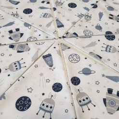 Galaxy Bunting, Space Bunting, Rocket Bunting, Nursery Bunting, Kids Bunting, Garland, Fabric Bunting, 100% Cotton Bunting, 10 double sided flags 2.5m 6 Galaxy Bunting, Space Bunting, Rocket Bunting, Nursery Bunting, Kids Bunting, Garland, Fabric Bunting, 100% Cotton Bunting, 10 double sided flags 2.5m 6