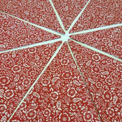 Red & White Floral Bunting, 100% cotton, Floral Bunting, Red Bunting, Garland, Fabric Bunting, 10 double sided flags 2.5m 7 Red & White Floral Bunting, 100% cotton, Floral Bunting, Red Bunting, Garland, Fabric Bunting, 10 double sided flags 2.5m 7