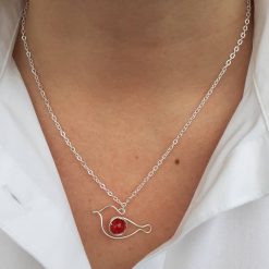 Robin Necklace 1 Robin Necklace 2