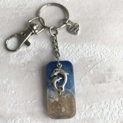 - Seascape Dolphins | Key Ring | Bag Charm