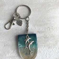 - Seascape Dolphins | Key Ring | Bag Charm