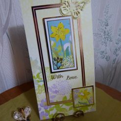 Daffodil & Butterfly Any Occassion Card