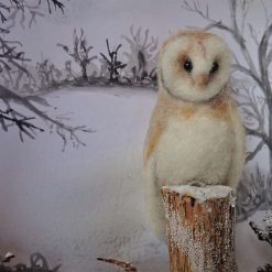 Needle Felt Owl, Owl Diorama, Miniature Scene, Watercolour painting, Landscape, Needle Felted Animal, Wool Sculpture, Fibre Art, Sculpture, Gift, Woodland Creature, Wildlife 2 Needle Felt Owl, Owl Diorama, Miniature Scene, Watercolour painting, Landscape, Needle Felted Animal, Wool Sculpture, Fibre Art, Sculpture, Gift, Woodland Creature, Wildlife 10
