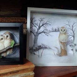 Needle Felt Owl, Owl Diorama, Miniature Scene, Watercolour painting, Landscape, Needle Felted Animal, Wool Sculpture, Fibre Art, Sculpture, Gift, Woodland Creature, Wildlife 4 Needle Felt Owl, Owl Diorama, Miniature Scene, Watercolour painting, Landscape, Needle Felted Animal, Wool Sculpture, Fibre Art, Sculpture, Gift, Woodland Creature, Wildlife 12