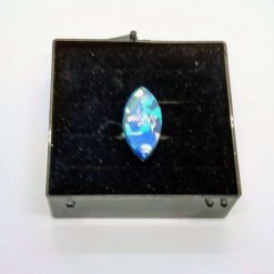 handmade marbled polymer clay adjustable ring in blue 4 handmade marbled polymer clay adjustable ring in blue 4