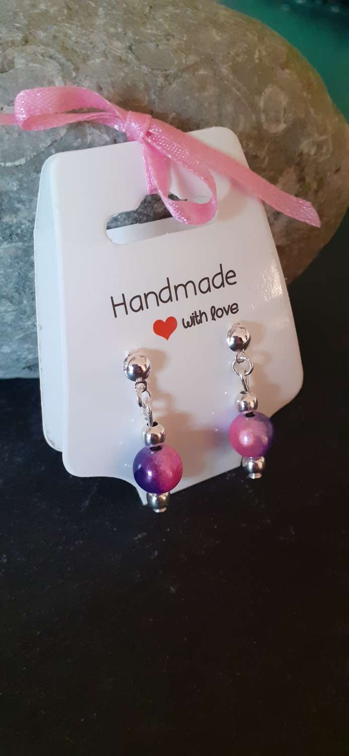 20210319_173513 Rainbow dangle earrings 1