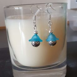 Blue Acorn Earrings