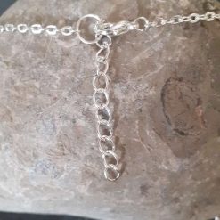 Silver Heart Necklace and Earrings Set 7