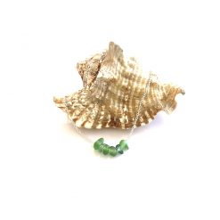 Emerald Sea Glass Necklace
