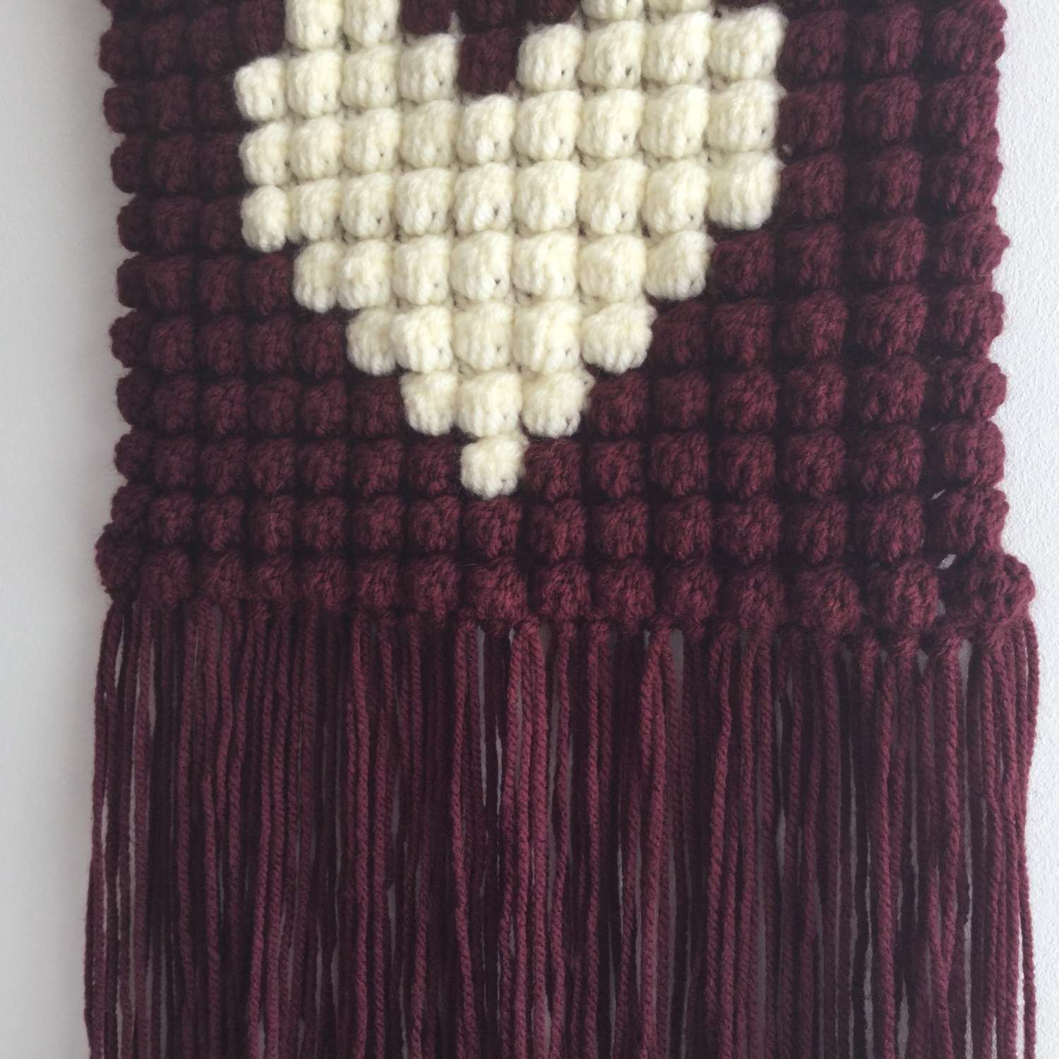 A Crochet Wall Hanging A Crochet Wall Hanging